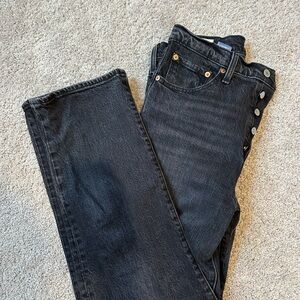 Levi's Women's Black Ribcage Jeans